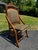 Victorian Late 19th Century Eastlake Victorian Tapestry Folding Chair Civil War Era For Sale - Image 3 of 10