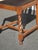 Set Four Vintage Oak Mission Style Barley Twist Oak Black Dining Room Chairs For Sale - Image 10 of 14