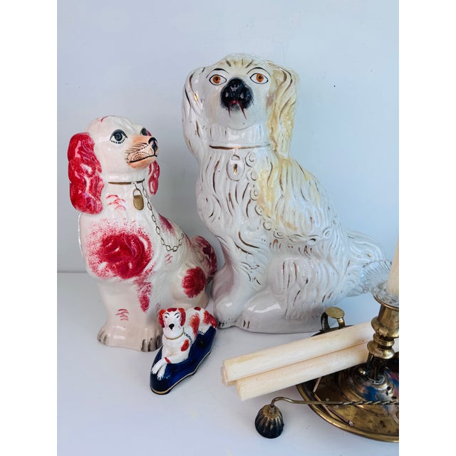 1950s Staffordshire Dog, Single For Sale In San Francisco - Image 6 of 12