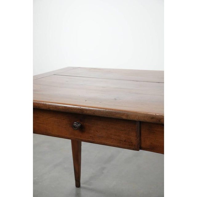 Brown Antique French Dining Table in Fruitwood For Sale - Image 8 of 18