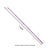 Baguette Cut 10.47 Ct Pink Sapphire Linear Tennis Bracelet for Valentine in Silver, 7 Inch For Sale - Image 12 of 14
