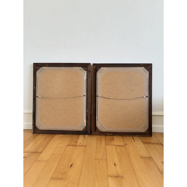 Pair of Antique Danish Giltwood Wall Mirrors, Late 19th Century For Sale - Image 12 of 14