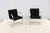 Bauhaus Ludwig Mies Van Der Rohe Brno Flat Bar Chairs in Black Fabric by Gordon - A Pair For Sale - Image 3 of 18