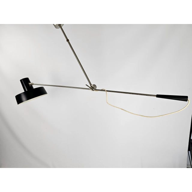 Mid-Century Counter Balance Ceiling Lamp attributed to Willem Hagoort, 1960s For Sale - Image 9 of 10