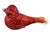 Contemporary Hand Blown Murano Glass Bird Red Millefiore Style - Paper Weight For Sale - Image 3 of 4