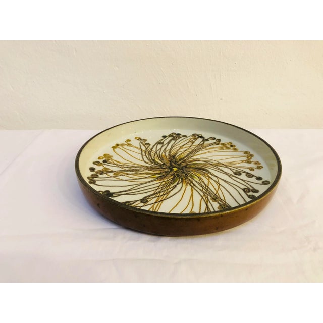 1960s Ceramic Shell Plate by Ellen Mary for Royal Copenhagen, 1960s For Sale - Image 5 of 6