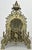 Vintage French Ornate Roman Numeral Quartz Mantel Clock For Sale - Image 6 of 7