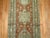Green Terracotta Brown Antique Persian Heriz Runner For Sale - Image 8 of 18