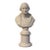 Antique 19th Century English Parian Porcelain Library Bust of President George Washington After Houdon Dated 1853 For Sale