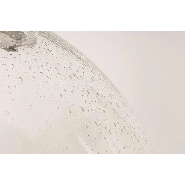 Large Limburg Chrome with Clear Glass Ball Pendant, Germany, 1970s For Sale - Image 6 of 12