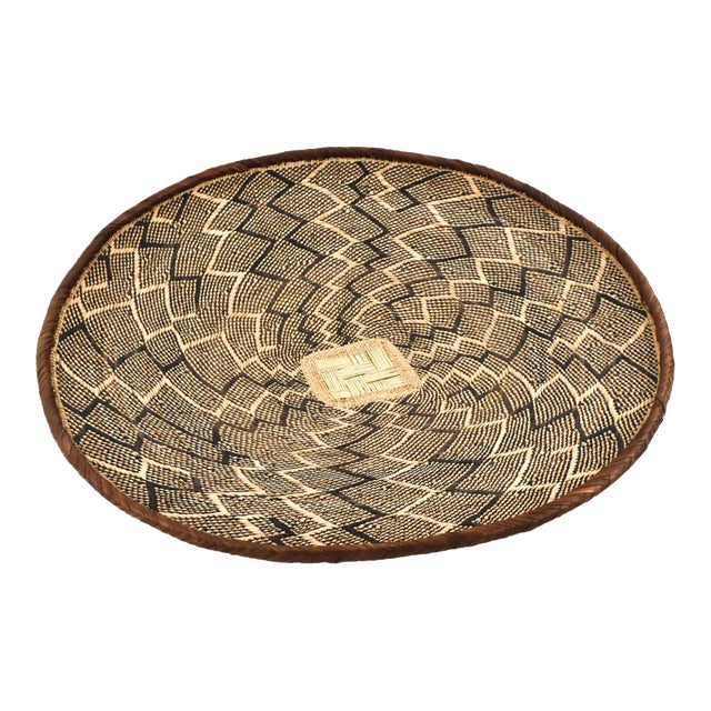 Early 20th Century Tonga Binga Basket 23 Inch For Sale