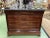 19th Century French Flame Mahogany & Inlay Commode For Sale - Image 4 of 8