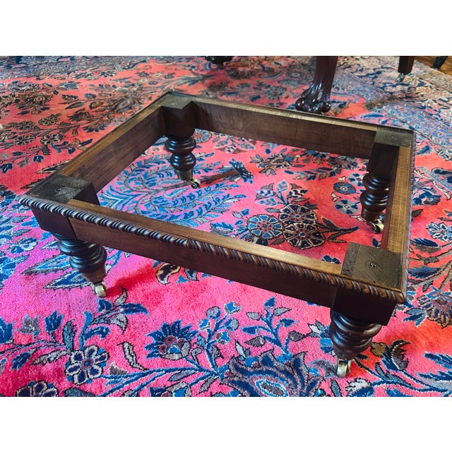 Vintage Italian Tooled Leather Stacked Book Side Table For Sale - Image 11 of 17