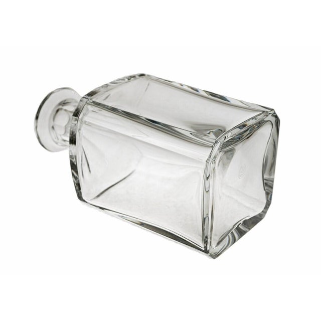 Baccarat Mid 20th Century Baccarat Whisky Decanter With Stopper Signed For Sale - Image 4 of 5