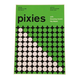 Modern Pixies Graphic Poster Print For Sale