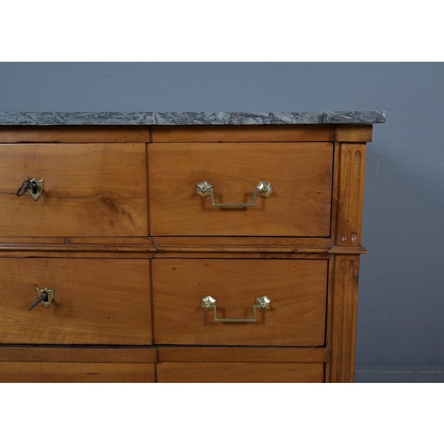 Louis XVI Cherrywood Chest of Drawers, Late 18th Century For Sale - Image 9 of 18