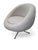 Mid-Century Modern Mid 20th Century Swivel Retro Tub Chair Newly Reupholstered For Sale - Image 3 of 7