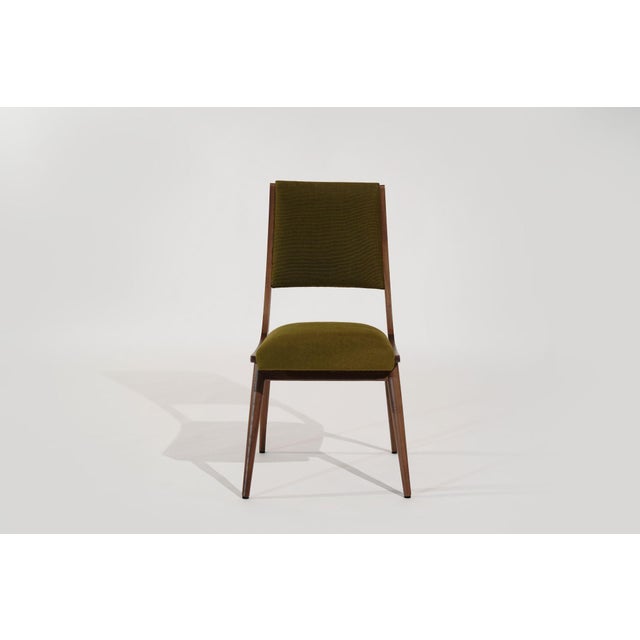 Wood Parisiano Dining Chair in Special Walnut by Stamford Modern For Sale - Image 7 of 18