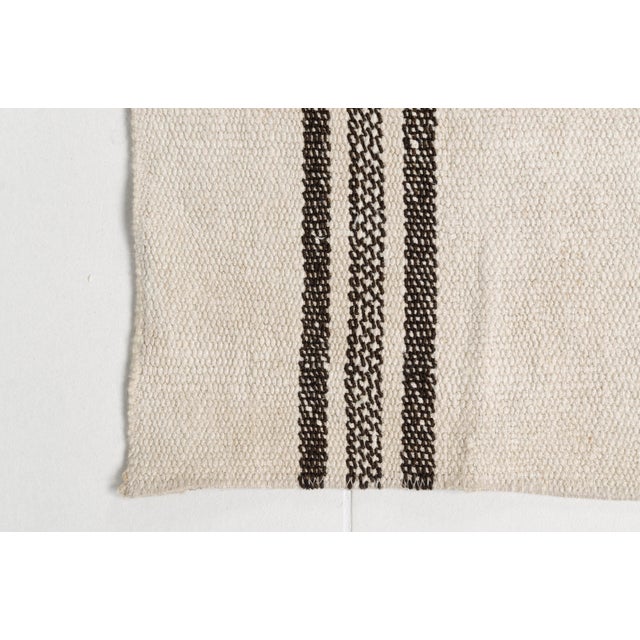 Oushak Vintage Stripe Kilim Runner For Sale - Image 6 of 10