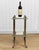 A Victorian Tiered Iron Plant Stand c. Early 20th Century Unfinished Iron Frame with Decorative Scrolled Apron Two 6.5"...