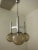 Pair of Italian Chandeliers W/ Opaline Murano Glass Hand Blown, 1960s