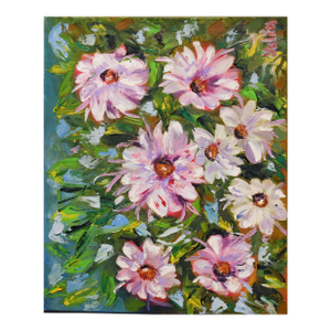 1990s Blossom Dance Abstract Oil Painting