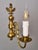Metal Dutch Wall Lamp in Brass For Sale - Image 7 of 8