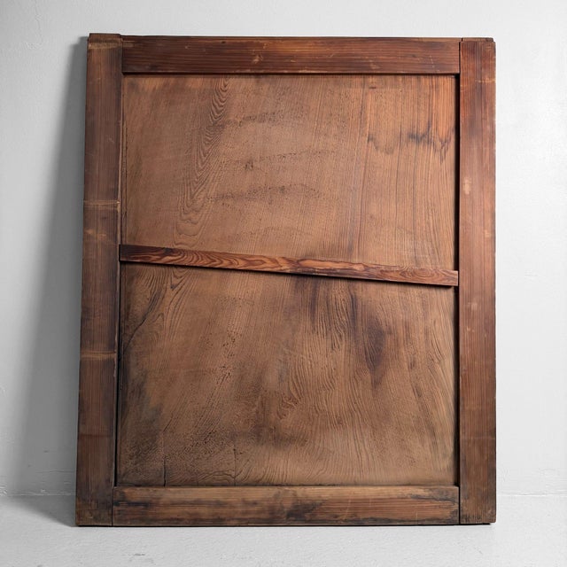 Japanese Wooden Door Panel, 1890 For Sale - Image 10 of 12