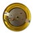 American Antique Silver Flushmount With Fluted Halophane Shade For Sale - Image 3 of 5