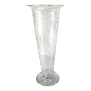 Early 20th Century Fine English Cut Glass Flower Vase Attributed to Thomas Webb