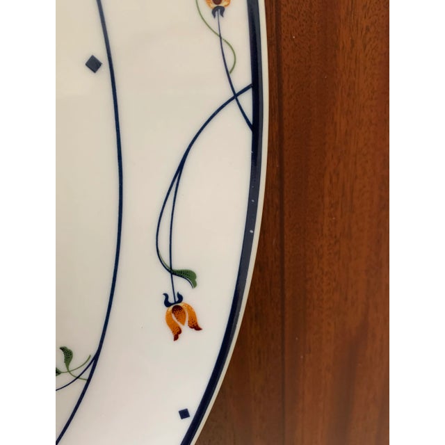 Cream 1980s Gorham Ariana Oval Serving Platter For Sale - Image 8 of 10
