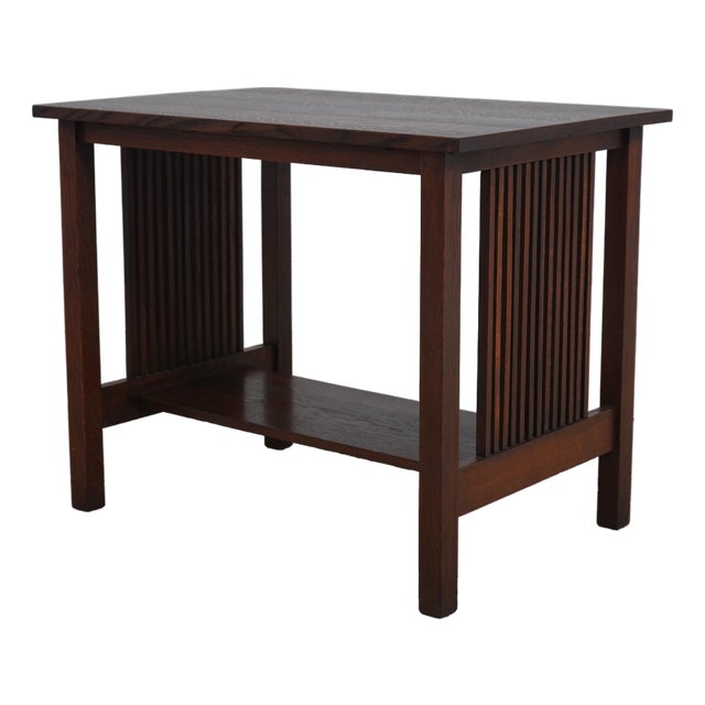 Stickley Antique Arts & Crafts Mission Oak Table For Sale