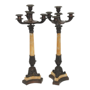 Candlsticks Antique Charles X - A Pair