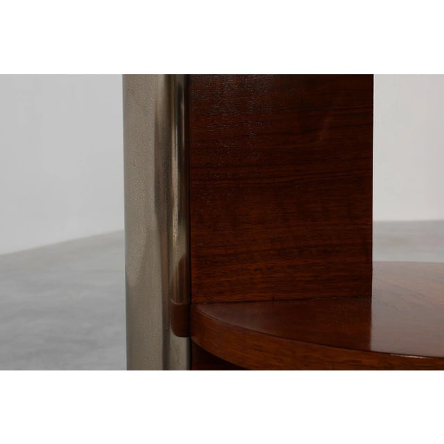 Art Deco Modernist Two-Tiered Side Table, France, 1920s For Sale - Image 11 of 15