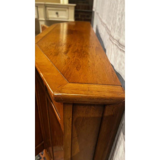 Wood 1960s John Van Koert for Drexel 2-Door Walnut Cabinet For Sale - Image 7 of 11