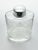 Contemporary Vintage Large Vanity Perfume Lotion Flask-Shaped Frosted Floral Glass Bottle For Sale - Image 3 of 6