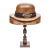 W. Plant & Son Antique English Milliner’s Hat Block Form on Stand For Sale