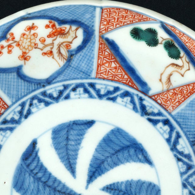 Japanese Imari Edo Period Plate 18th Century | Chairish