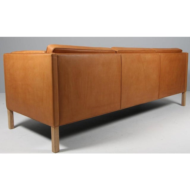 Wood Three-Seater Sofa by Børge Mogensen for Fredericia For Sale - Image 7 of 8