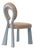 Mary Dining Chair with Wood or Lacquered Legs by Ottiu For Sale