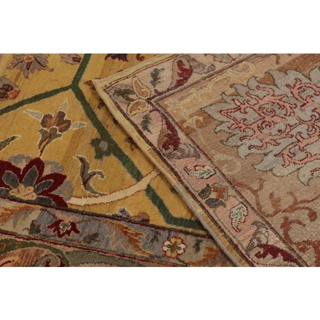 Rug & Kilim's Oversized Persian Garden Design Rug With Colorful Floral Vinery For Sale - Image 10 of 10