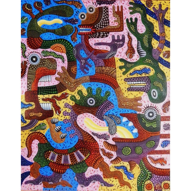 Kusbudiyanto, Pandemic, 2020, Acrylic on Canvas For Sale - Image 12 of 13
