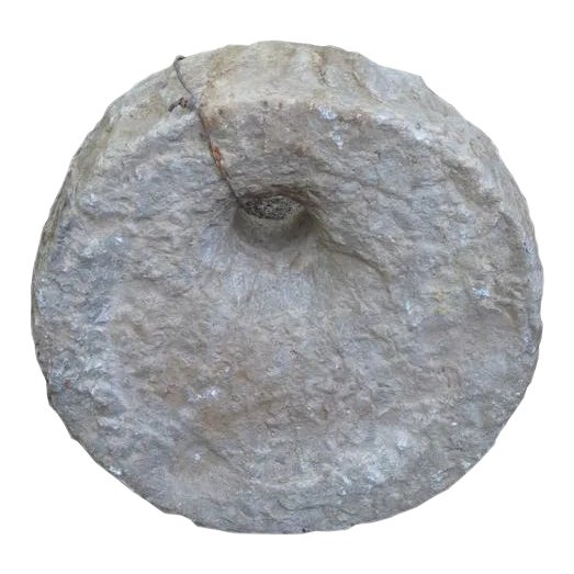 1930s Granite Mill Water Fountain Stone 14 For Sale