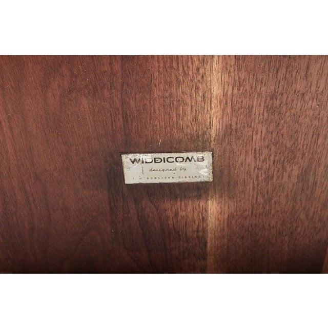 1960s T. H. Robsjohn-Gibbings for Widdicomb Square Mahogany Coffee Table For Sale - Image 9 of 11