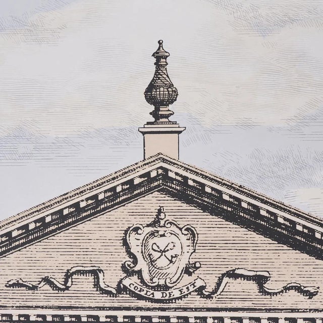 Schumacher Sample - Schumacher x Johnson Hartig Piazza Firenze Panel Set in Document For Sale - Image 4 of 5