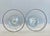 Transparent 1970’s Silver Rimmed Champagne Saucers- A Pair For Sale - Image 8 of 10