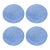 Les Ottomans Ceramic Basket-Weave Plates - Set of 4 For Sale