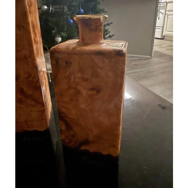 1970s Yapacunchi Ceramica Ecuador Pottery Julio Montesinos Set of 3 Candle Holders For Sale - Image 4 of 6