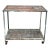1940s-50s Industrial Metal 2-Tier Cart For Sale