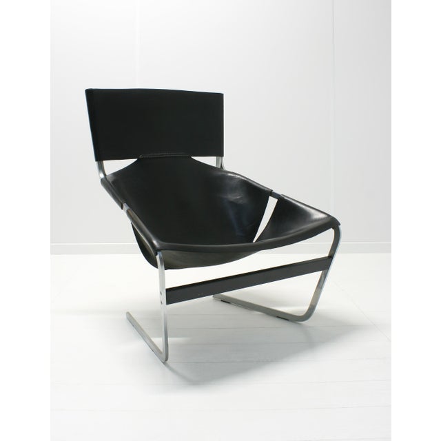 Artifort First Edition Leather F444 Cantilever Lounge Chair by Pierre Paulin for Artifort, 1960s For Sale - Image 4 of 18